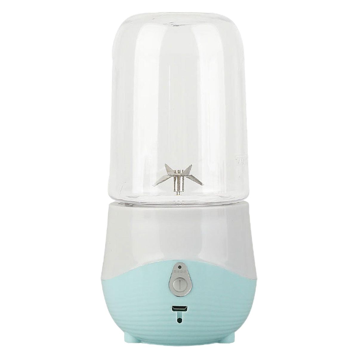 1 Set Mini Juicer Cup Large Capacity Wireless Juicer Blue