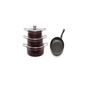Cookware Set-- Non Stick Pot Set (3 Pieces + Frying Pan