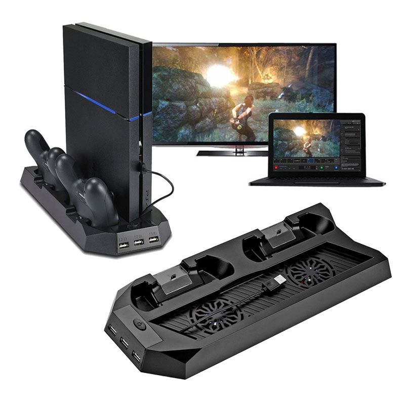 For Ps4 Multifunctional Charging Station Heat Dissipation