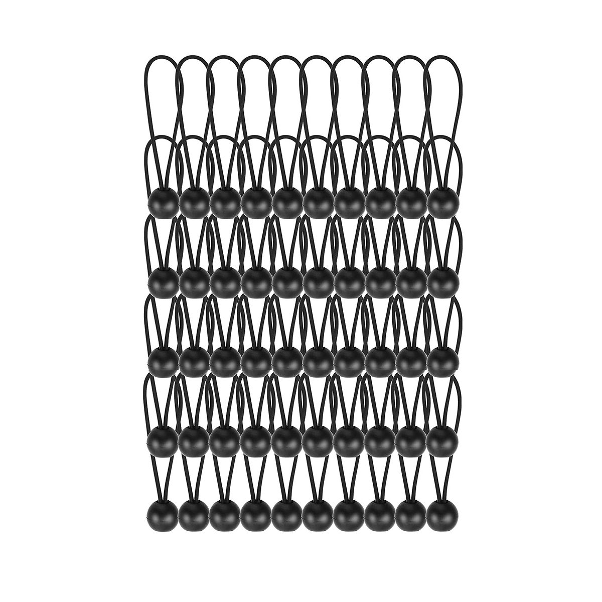 Ball Bungee Cords 6 Inch, 50 Pcs Heavy Duty Bungee Balls