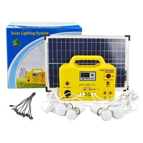 Solar Generator 30w With 6 Bulbs