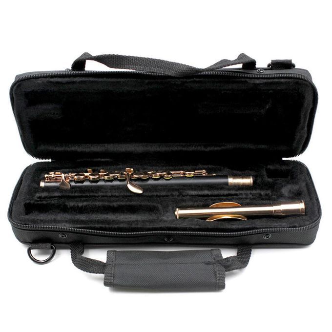Woodwind C Key Piccolo Cupronickel  W/ Cork Grease Cleaning Golden