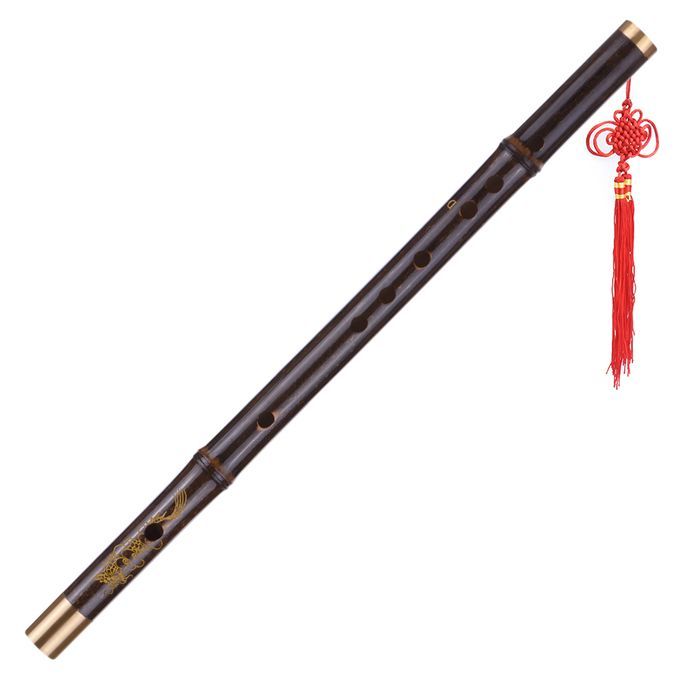 Professional Black Bamboo Dizi Flute Traditional Handmade