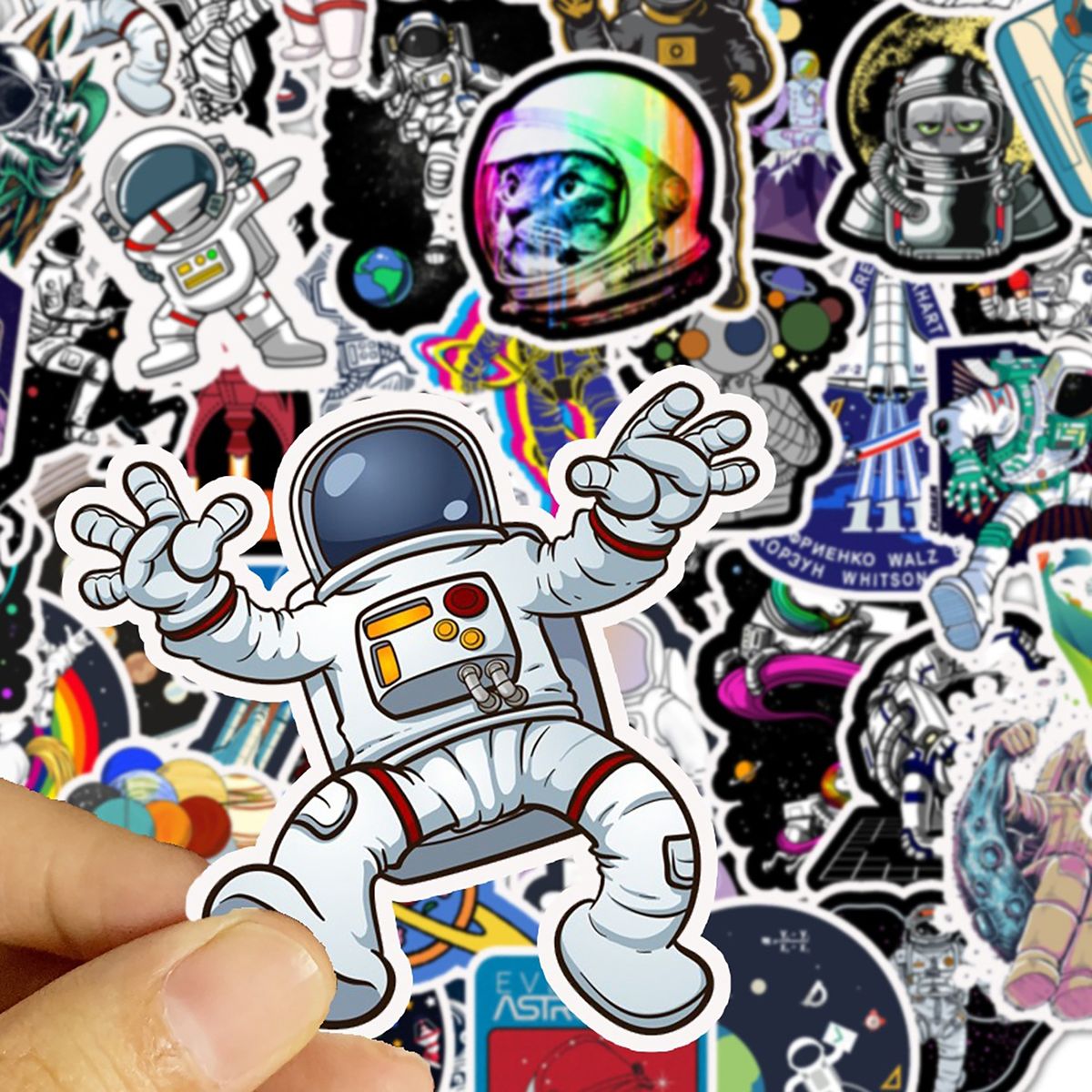 50PcsSet Graffiti Stickers Cartoon Graffiti Decals Water D
