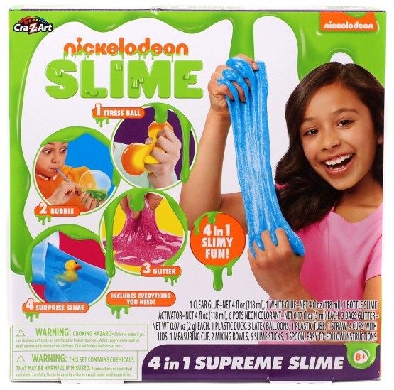 Cra-Z-Art Nickelodeon Slime Kit, 4-in-1  Slime