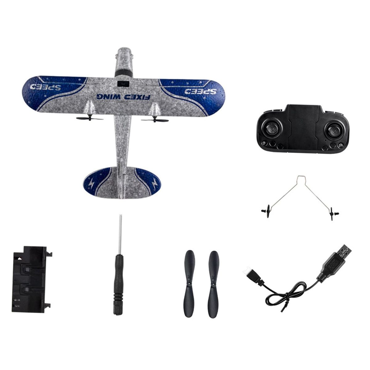 Foam Glider 2.4G 2CH Aeroplane  RC Glider Airplane With Light
