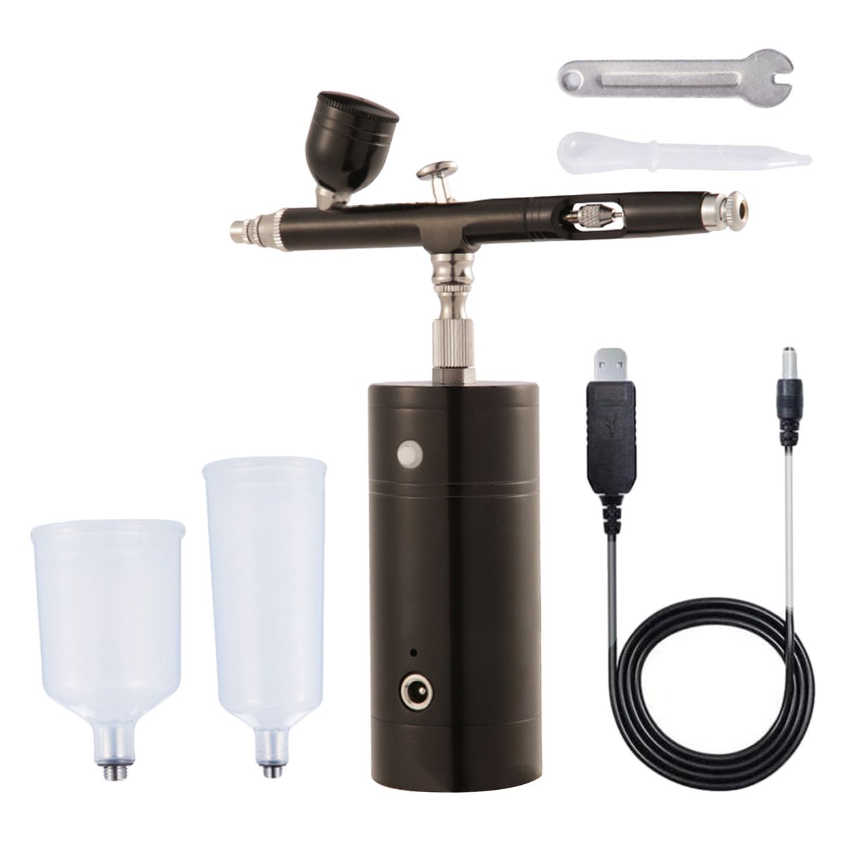 Airbrush Air Compressor, Portable Cordless Airbrush Set,