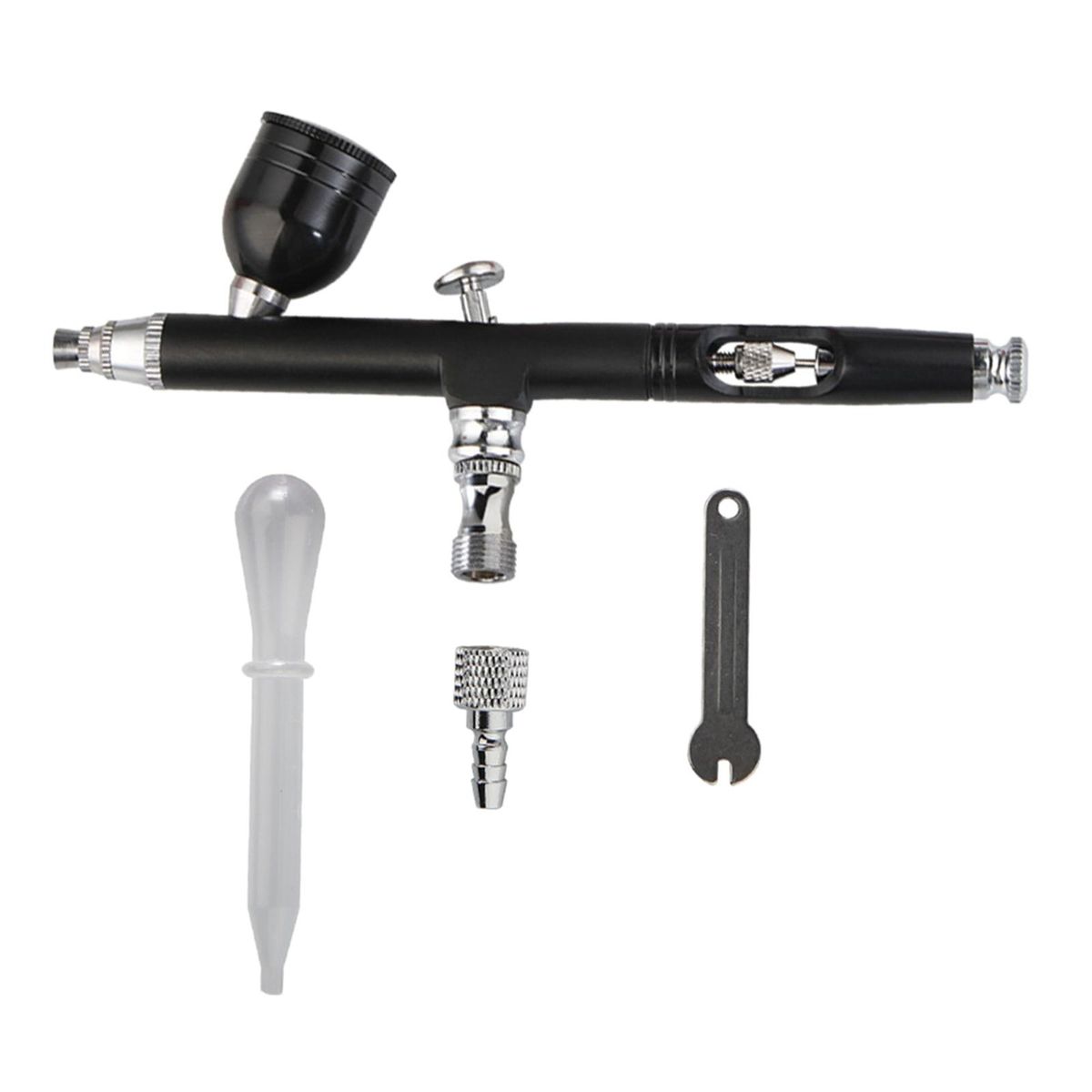 Portable Air Brush Set Cordless 7cc 0.3mm Nozzles Airbrush For Black