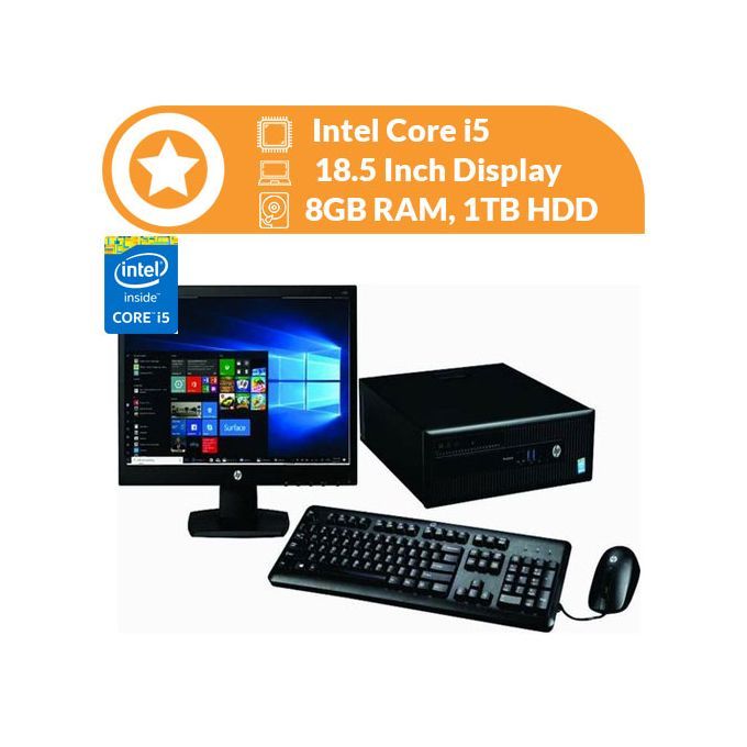 Elitedesk 800 SFF Intel Core I5 (3.2gHZ) 8GB Ram 1TB HDD, Win 10 Pro & MS Office Pro Preloaded