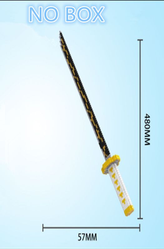 Demon Slayer Katana Frostmourne Long Small Particle