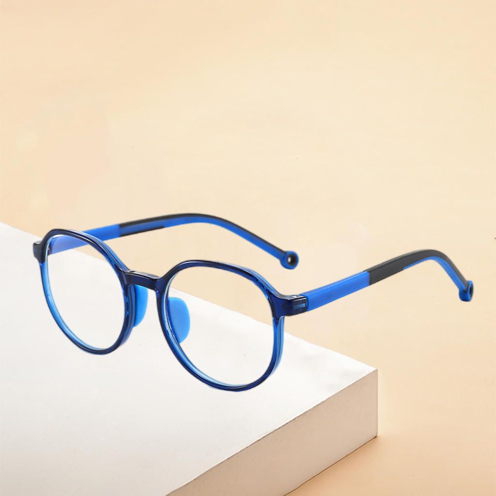 Blue-Light Blocking Glasses Spectacles Anti Eyestrain Kids Dark Blue