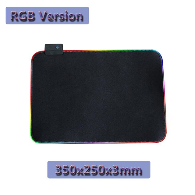 Rgb Soft Large Gaming Mouse Pad Oversize Glowing Led Rubber