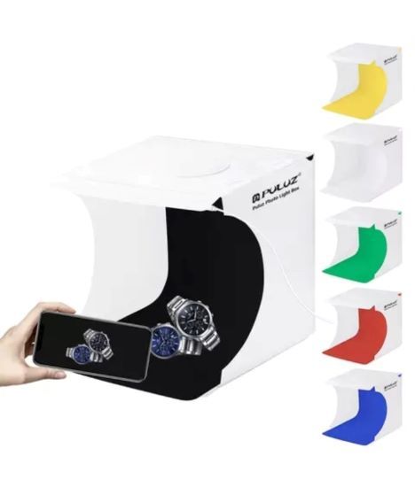 PHOTO LIGHT BOX WITH 6 COLORS BACKDROP