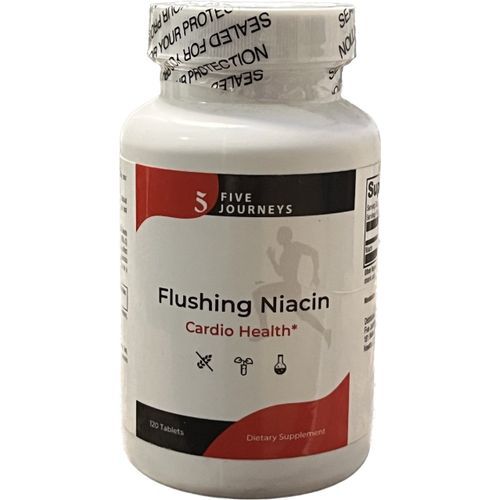 Flushing Niacin 500mg  120Tablets