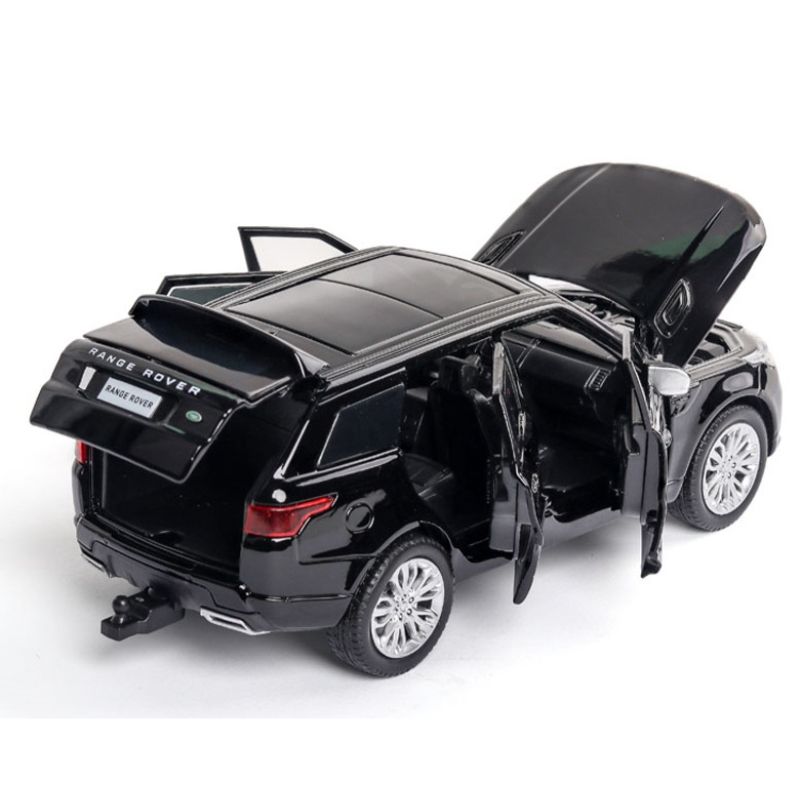 1:32 Range Rover Sports Alloy Car Model Sound And Light Pull Back Children Toys