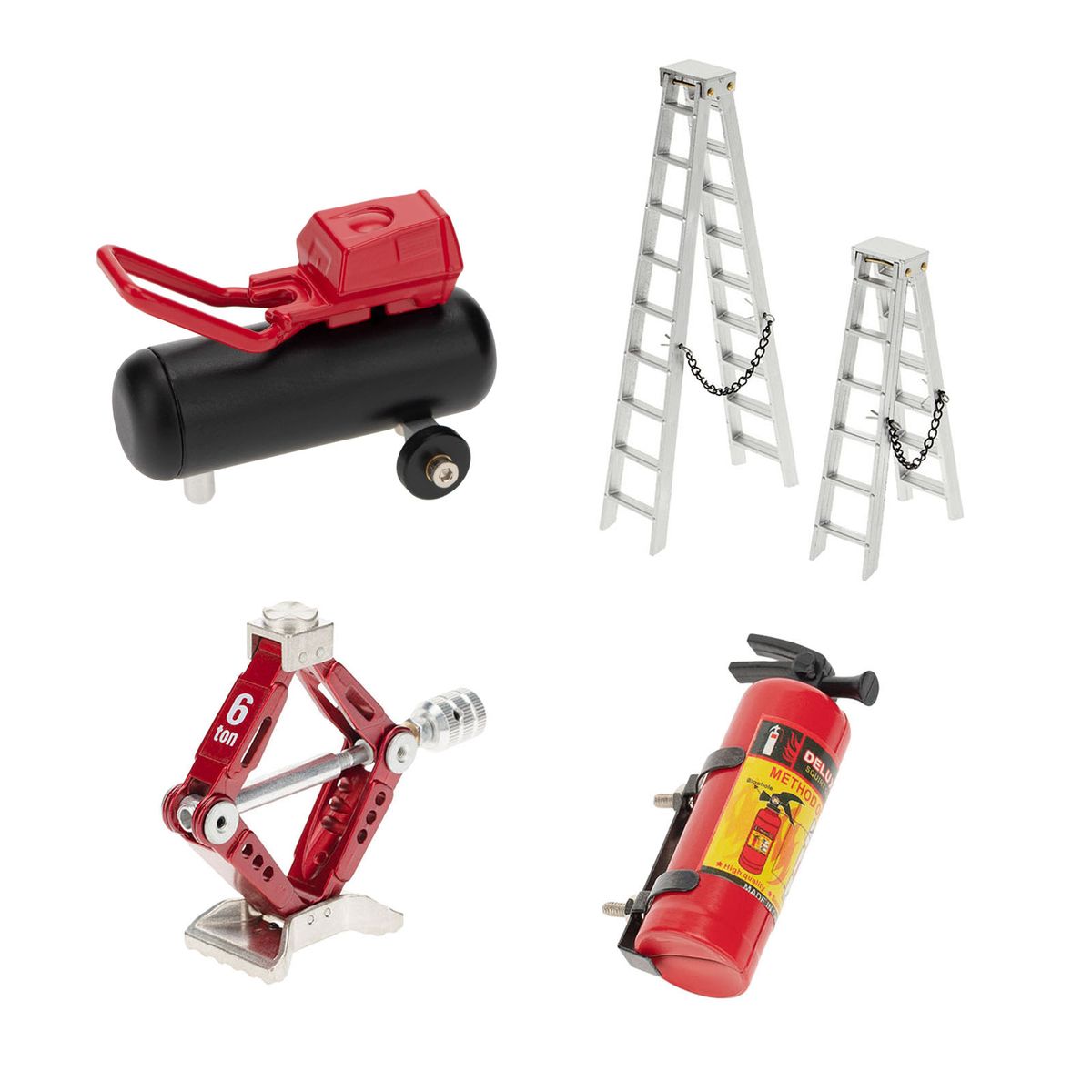 Model Car Fire Extinguisher Ladder  Jack Air Pump For 1 Style D