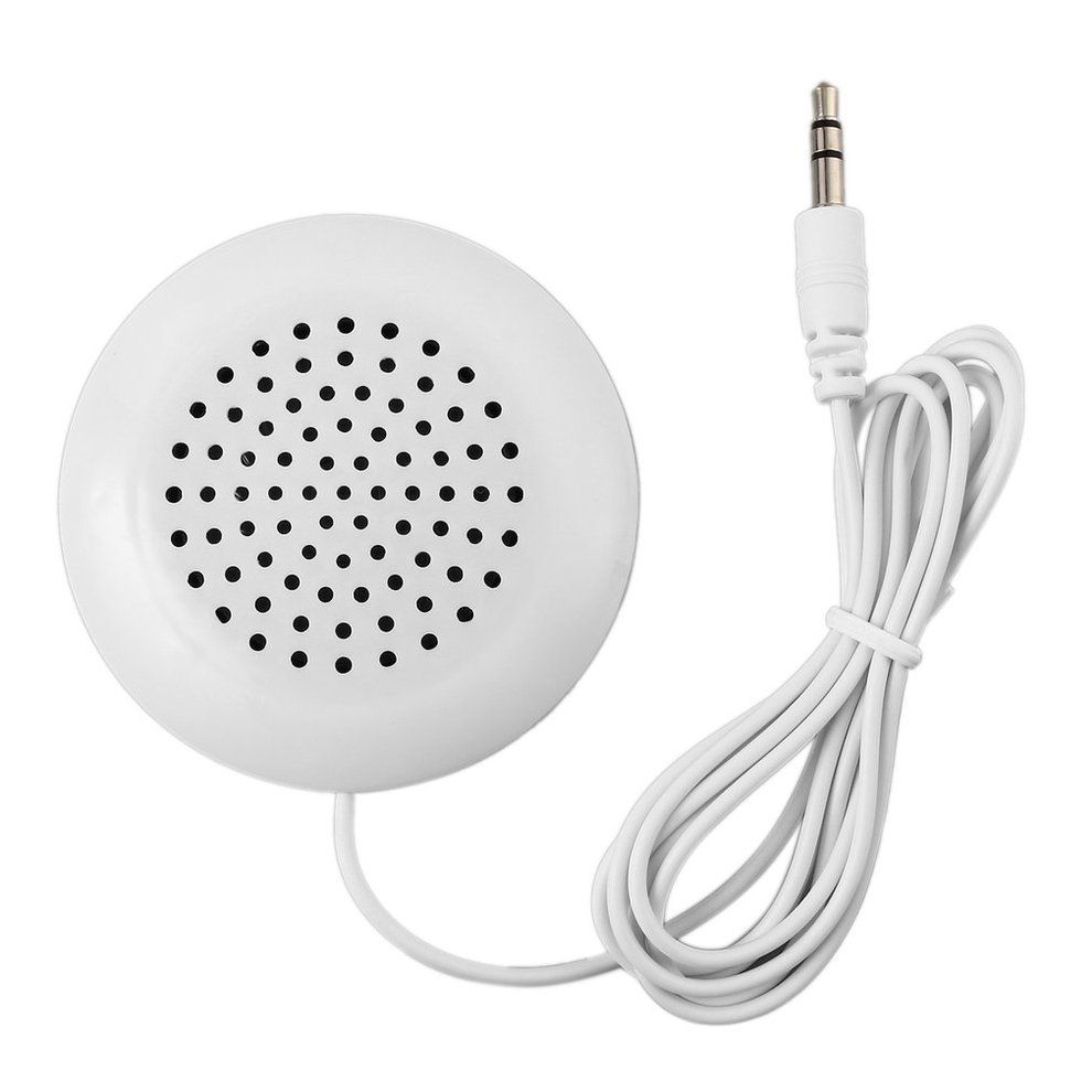 Mini White 3.5mm  Ow Speaker For MP3 MP4 Player For IPhone For IPod  D-White