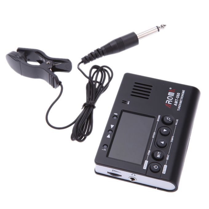 Aroma AMT-560 Electric Tuner & Metronome Built-in Mic With