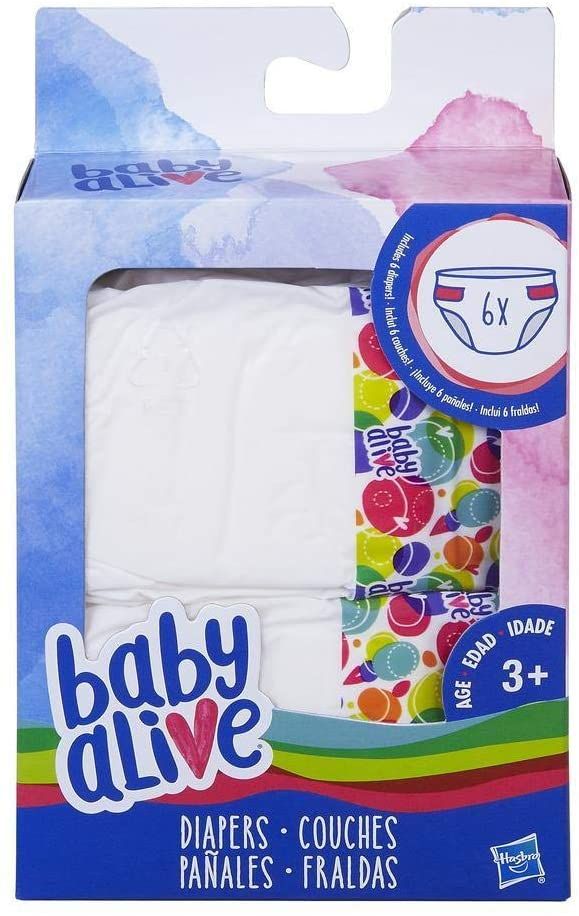 Doll Diaper Refill - 6 Pcs