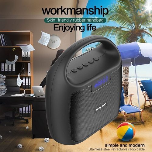 Wireless FM Radio Bluetooth Portable Speaker
