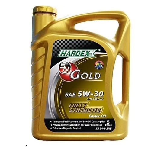 Hardex Sae 5w-30 Sn Fully Synthetic Engine Oil - 5 Litres