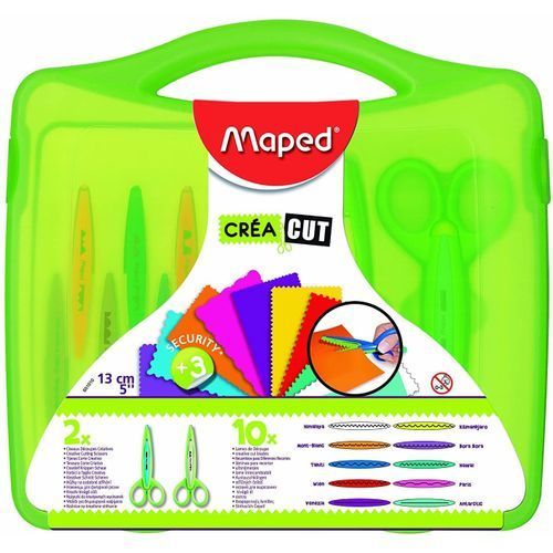 Creacut Craft Scissors For Kids, 10 Interchangeable Blade
