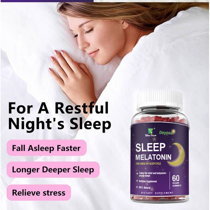Daynee Vegan Gummies  60 Pills To Improve Sleep -Supplement