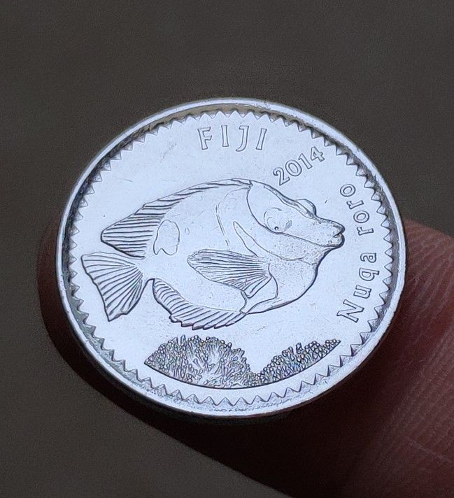 Fiji 5 Cent 19.5mm Commonwealth Coins Old Coin Collectible