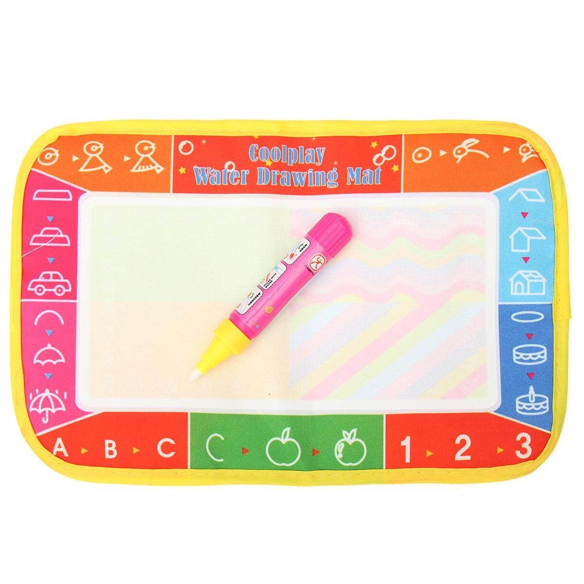 Water Drawing Writing Board Mat Magic Pen Kids Boys Girls Toy Xmas Gift