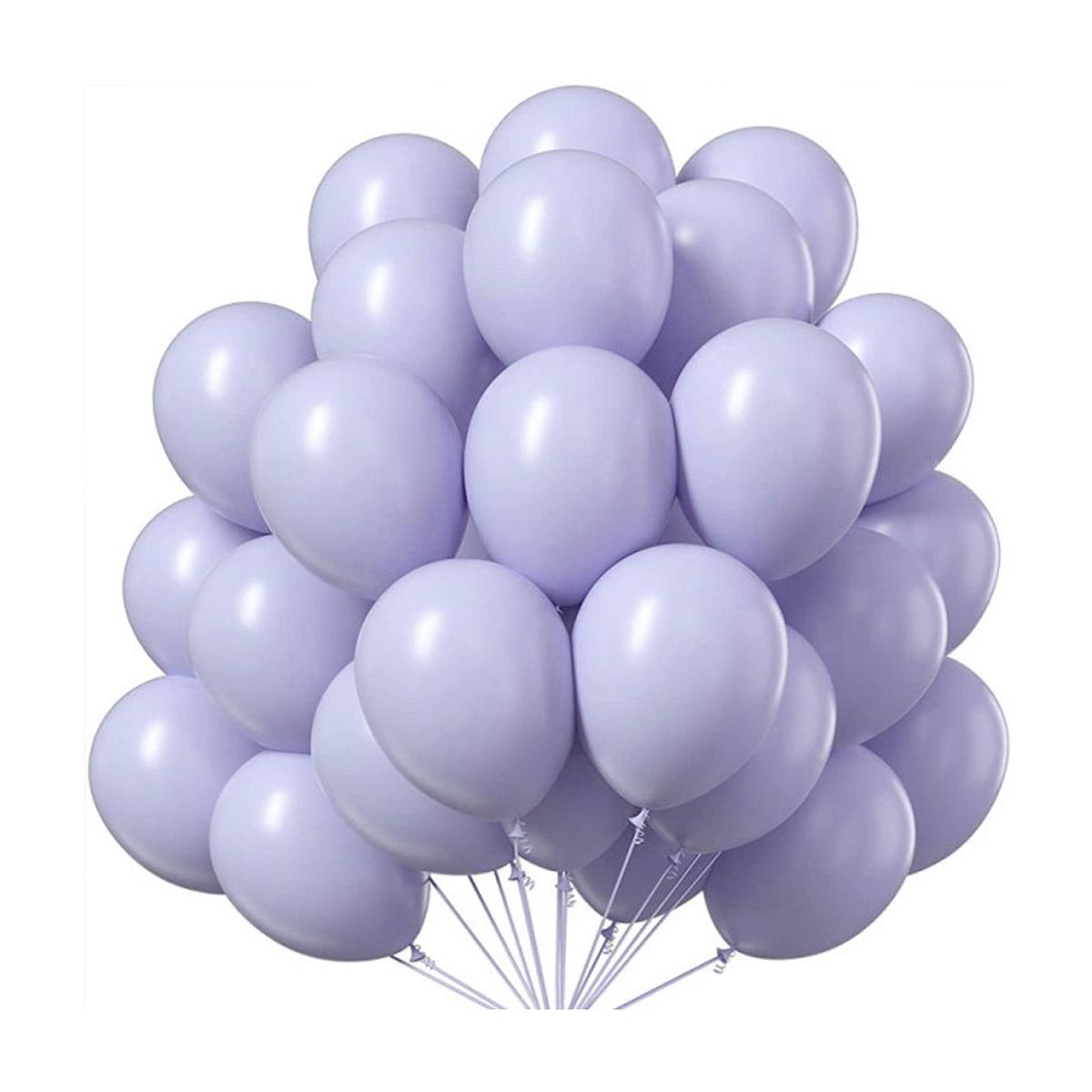 50Pcs Birthday Balloons Romantic Heart Round Latex Balloons Toys Purple