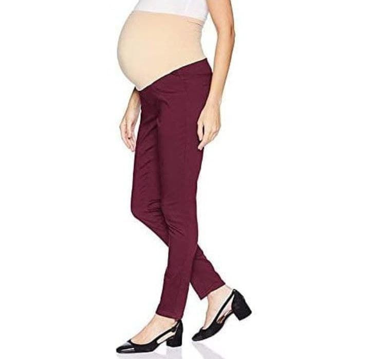 Super Soft Secret Fit Belly Skinny Pant- Pinot Noir