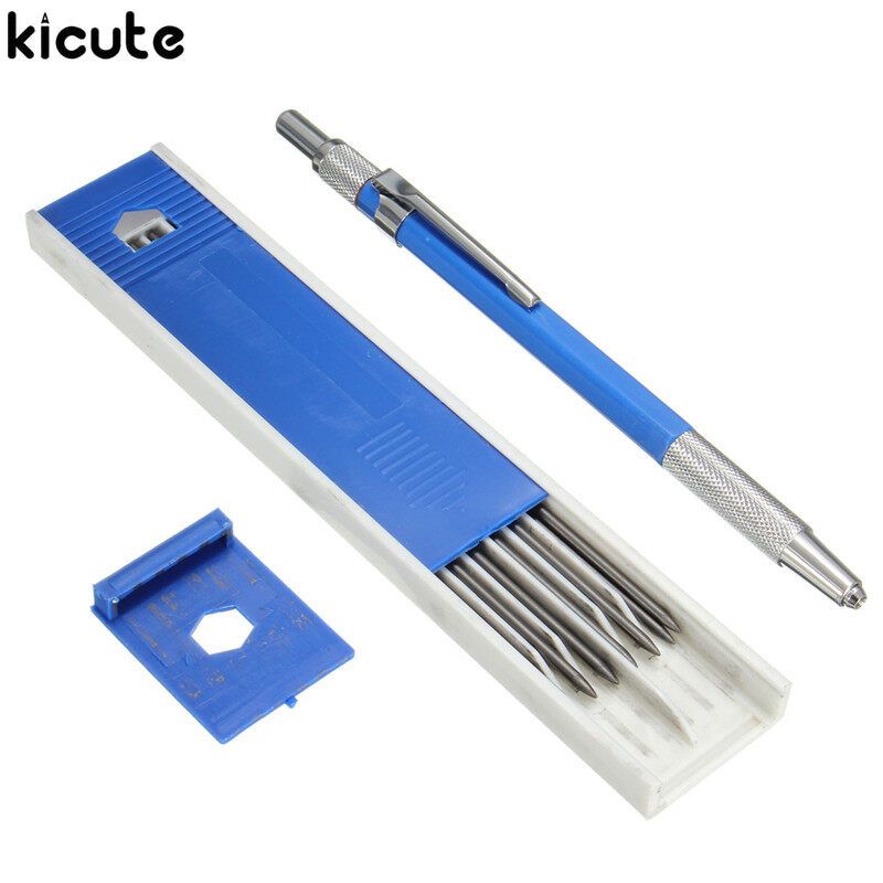 2.0 Mm Lead Holder Mechanical Pencil With 12pcs Refill Set Drawing Engineering Pen Pencils
