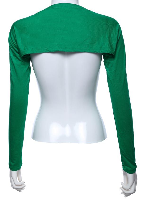 2022 Ladies Shawl With Shoulder Modal Long Sleeve Ultra Short Top Crop-Type 7
