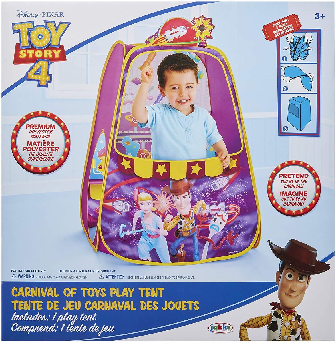 Tower Pop-Up Play Tent For Kids