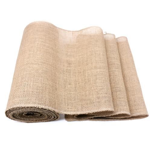 1pcs 30CM*10M Rustic Country Wedding Party Decorations Table Runner Burlap Natural Jute Linen For Table Decor Home Table Cloth