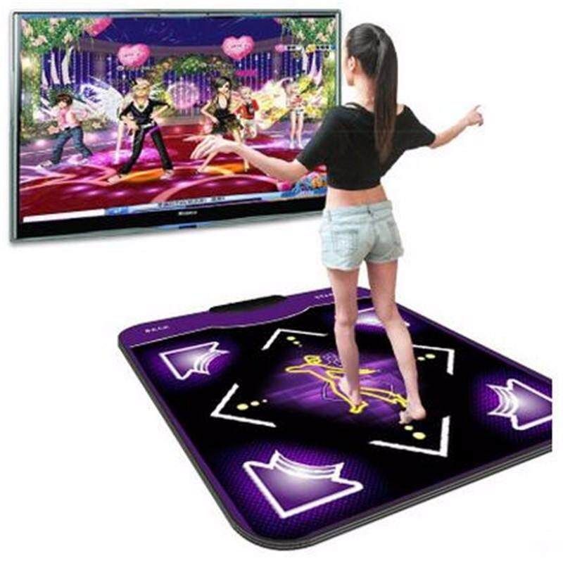 2PCS Dance Pads Mats For Super Dancer On Computer Black Purple