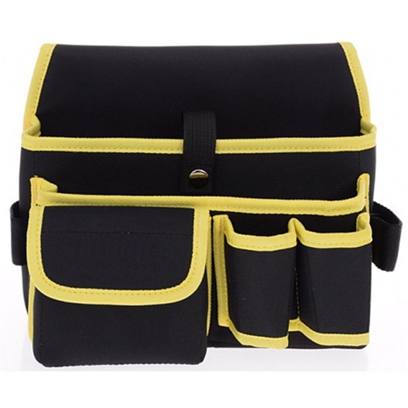 Multi-pocket Tool Bag Oxford Cloth Waterproof Fabric Tool Kit Shoulder Bodypack Hardware Mechanic's Electrician Canvas With Belt