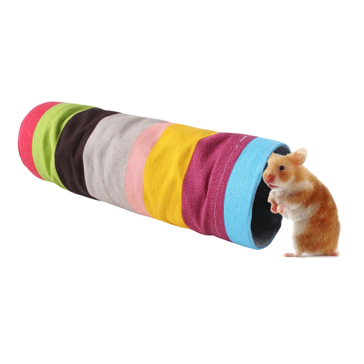 Small Animals Guinea Pig Tunnels Hideaway Play Toy For Dwarf Rabbit