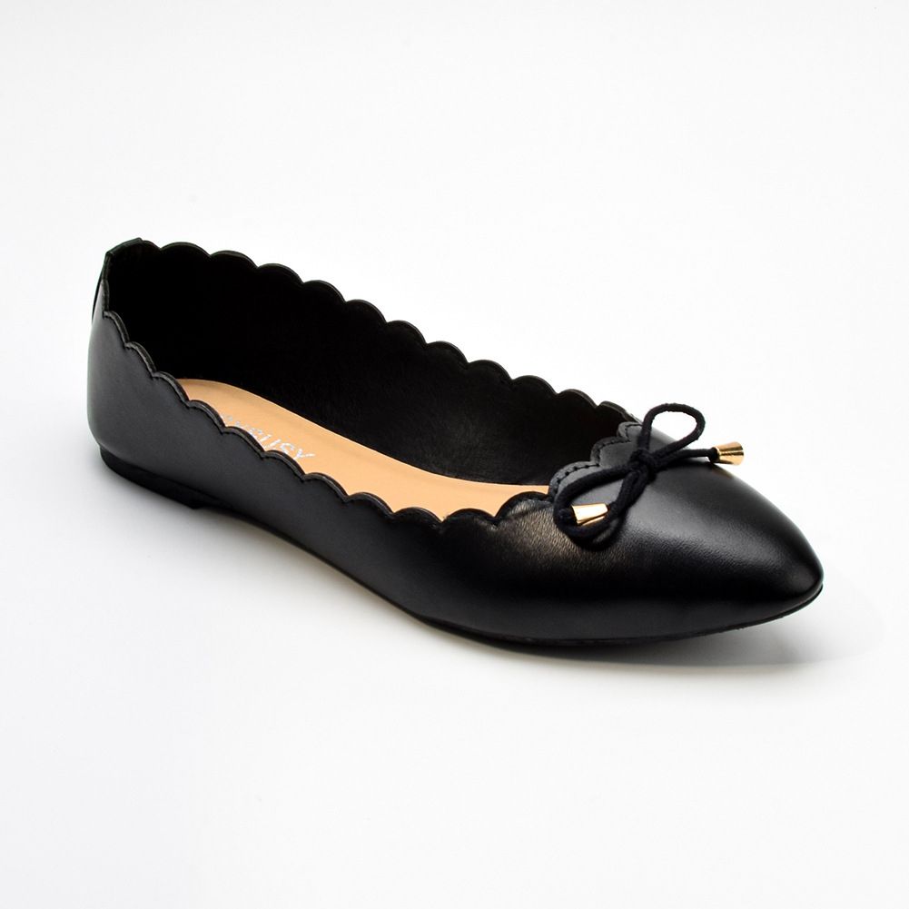 Women's Flat Shoes -Black
