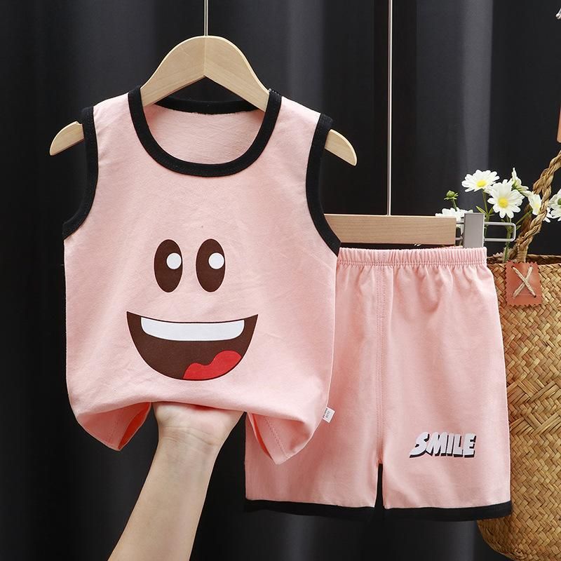 2-Piece Children'S Vest Set T-Shirt + Shorts P031