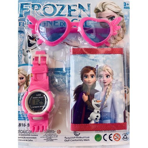 3 IN 1 CHILDREN DIGITAL WATCH + WALLET AND SUNGLASS SET