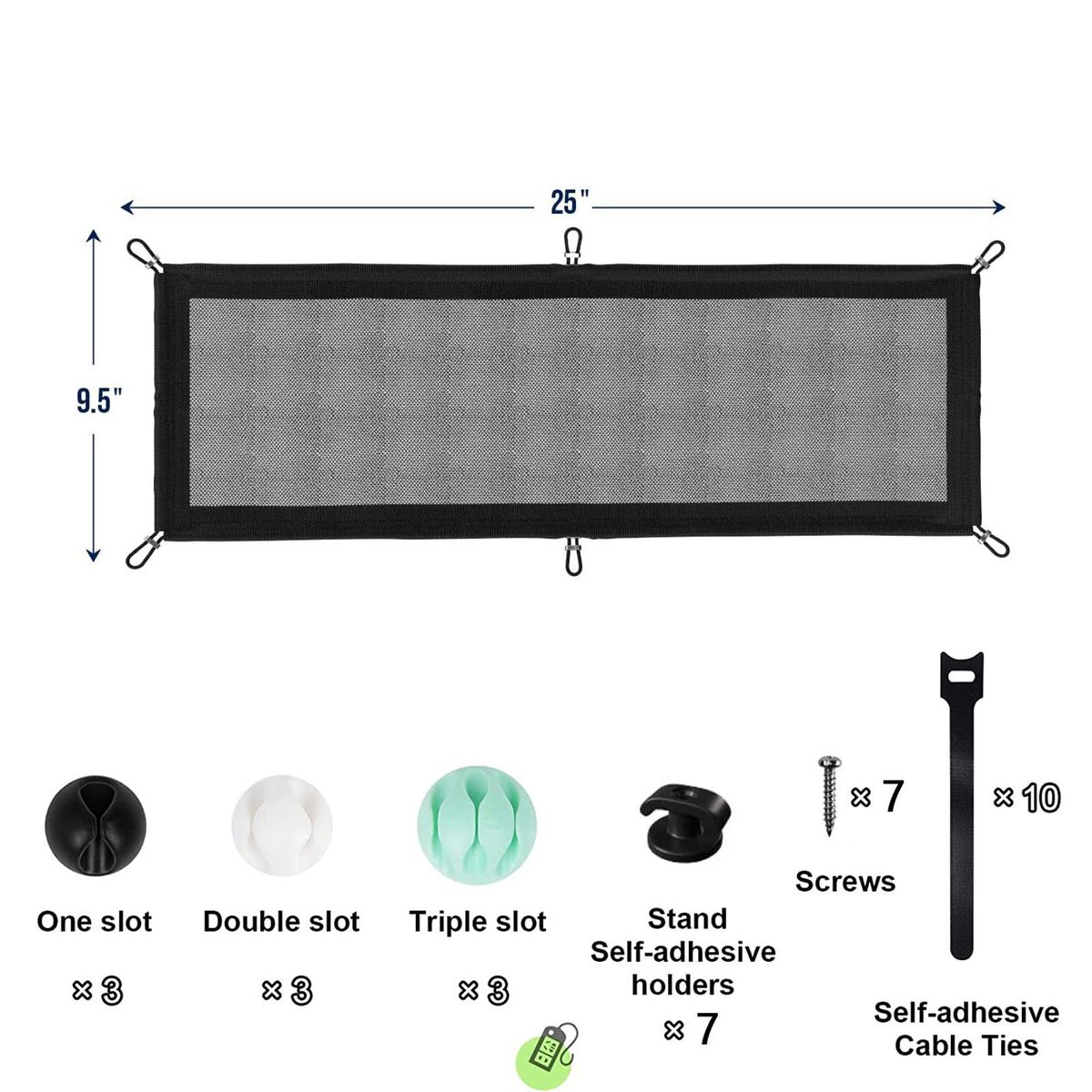 Mesh Flexible Under Desk Wire Nets Style C