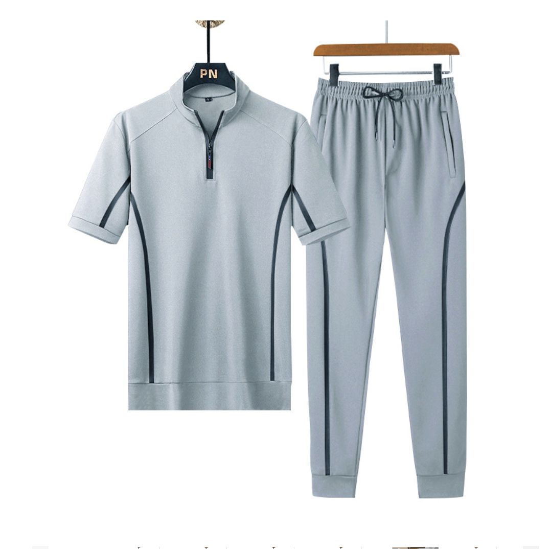 2-in-1 Men's Suits Workout Jogging Sports Set Tracksuit