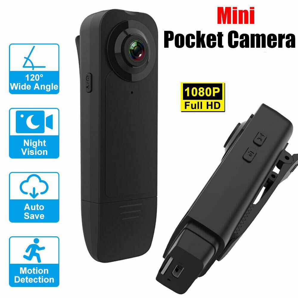 Camera Mini Pocket Pen Camera HD 1080P Full Portable Body Recorder Video DVR