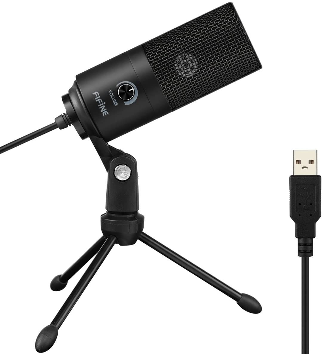 K669B Fifine Metal USB Condenser Studio Microphone