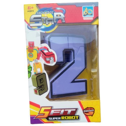Number Robot Transformer Learning Fun Toy