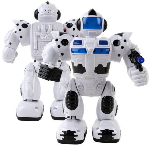 Walking Robot Kids Toy Flashing Lights & Sound
