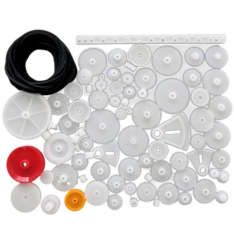 81 pcs Plastic Gear Bag DIY Craft Model Making Gear Rack