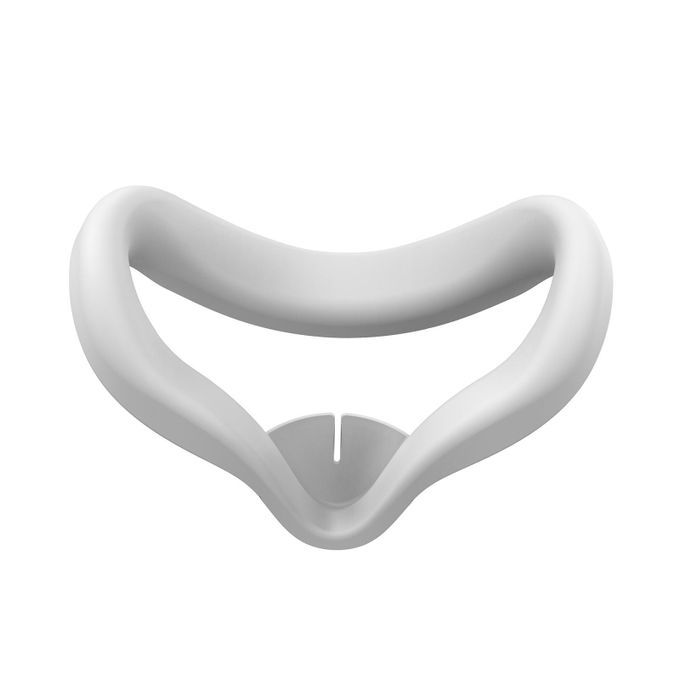 VR Silicone Mask Face Cover Face Pad For Quest 2 Comfortable White