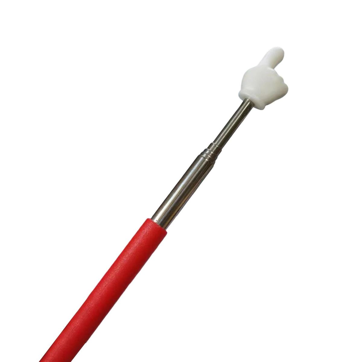 Extendable Finger Stick Telescopic Handheld Presenter for Classroom Red